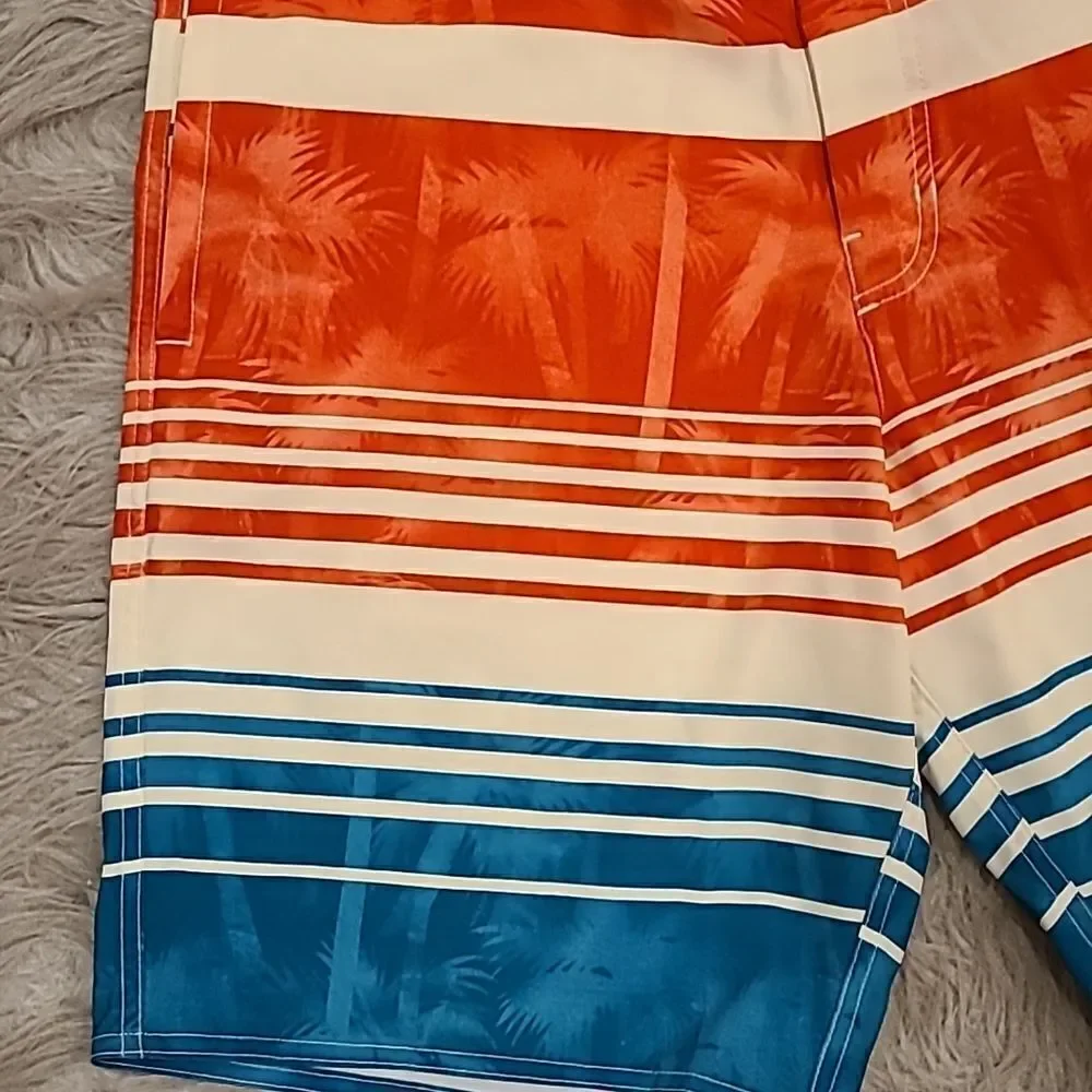 American eagle outfitters mens‎ red, blue and white board shorts size large